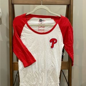 Worn Once:  Phillies Baseball Tee